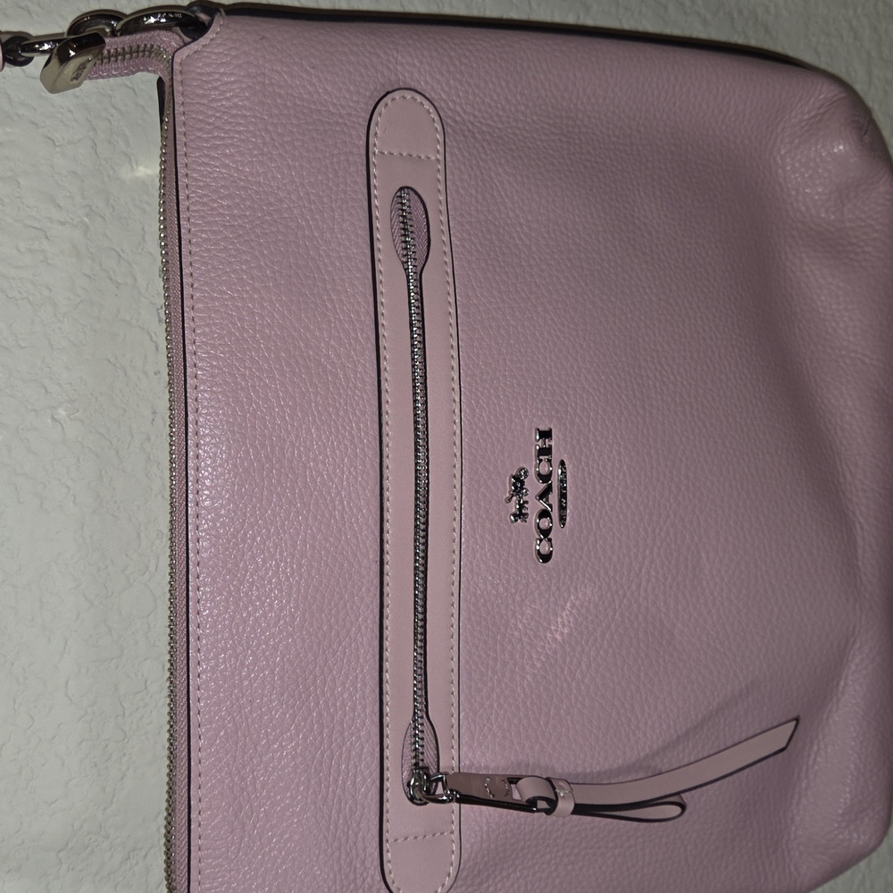 Coach Blush Pink Leather Crossbody Bag - Picture 2 of 11